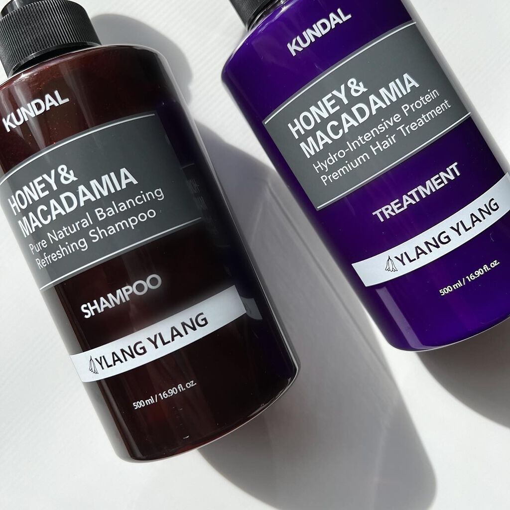 ハニー&マカデミアシャンプー/トリートメント /KUNDAL/シャンプー・コンディショナーを使ったクチコミ(2枚目)