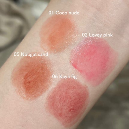 グラスティングメルティングバーム/rom&nd/リップバームを使ったクチコミ(5枚目)