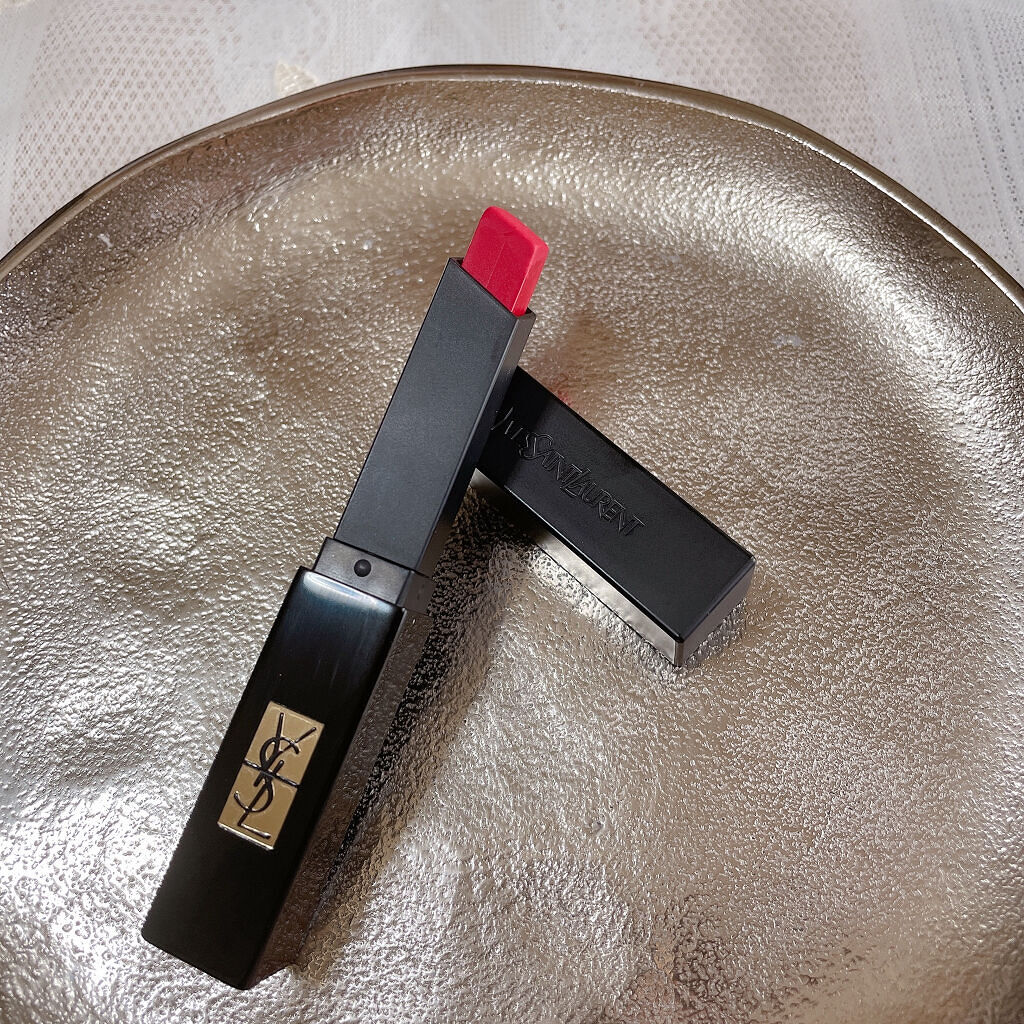 ルージュ ピュールクチュール ザ スリム ベルベットラディカル No.310 フューシャ ネバー オーバー/YVES SAINT LAURENT BEAUTE/口紅を使ったクチコミ（2枚目）