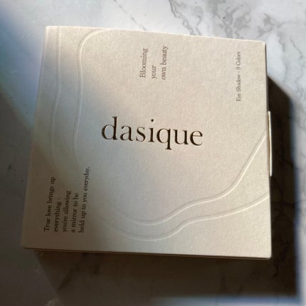 シャドウパレット/dasique/アイシャドウパレットを使ったクチコミ(1枚目)