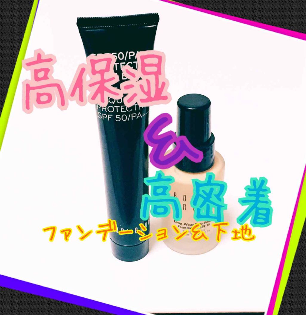 ロングウェア イーブンフィニッシュ ファンデーション SPF 15/BOBBI BROWN/リキッドファンデーションを使ったクチコミ（1枚目）