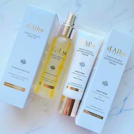 ダルバ ホワイトトリュフファーストスプレーセラム/ダルバ/ミスト状化粧水を使ったクチコミ(2枚目)