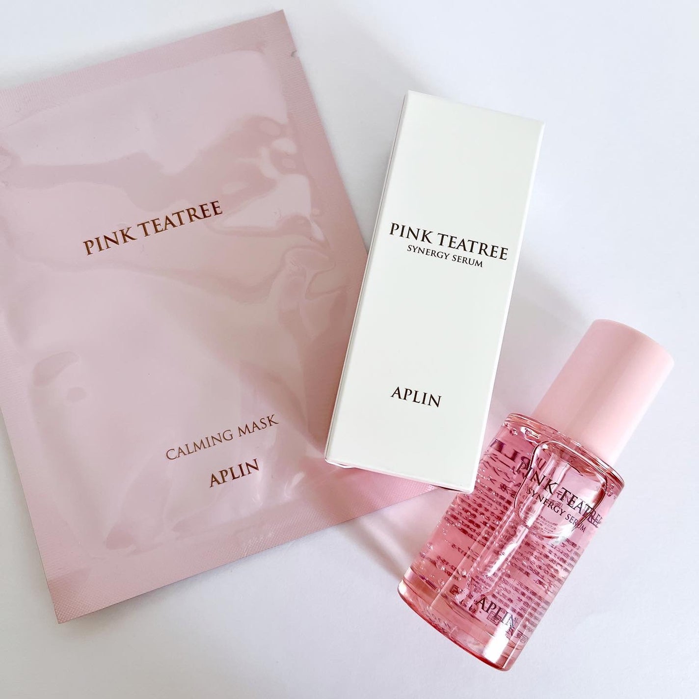 ピンクティーツリーシナジーセラム/APLIN/美容液を使ったクチコミ(1枚目)