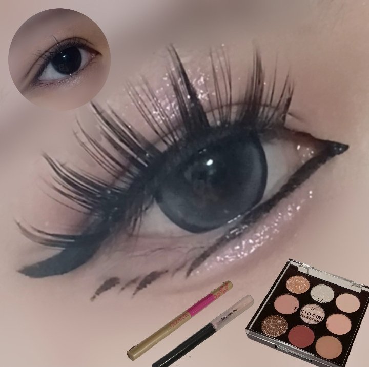 描くふたえアイライナー/CEZANNE/リキッドアイライナーを使ったクチコミ（1枚目）