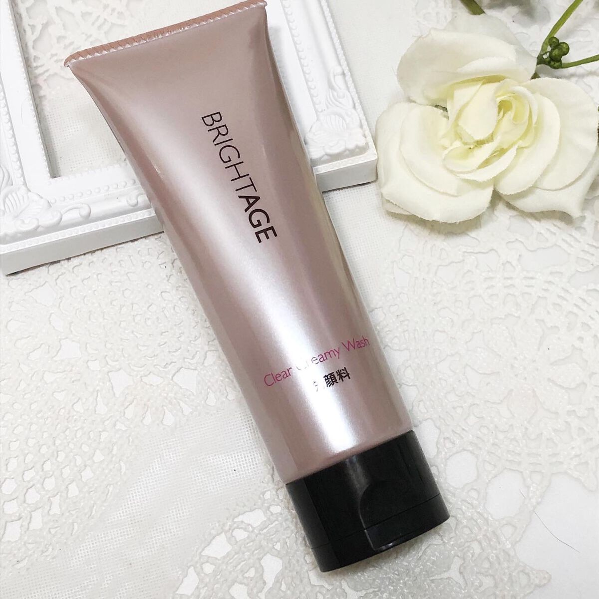 クリア クリーミーウォッシュ/BRIGHTAGE/洗顔フォームを使ったクチコミ（1枚目）