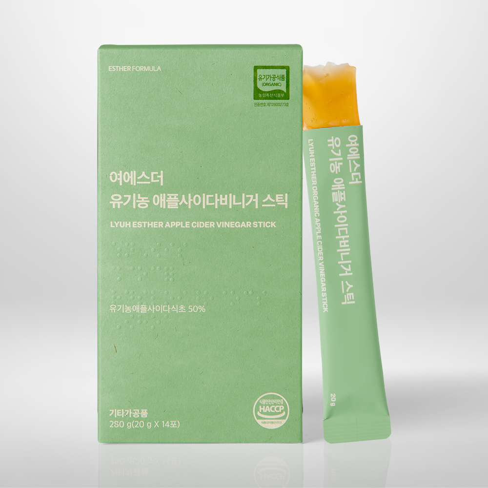 ESTHER FORMULA ヨエスターオーガニックアップルサイダービネガースティックゼリー