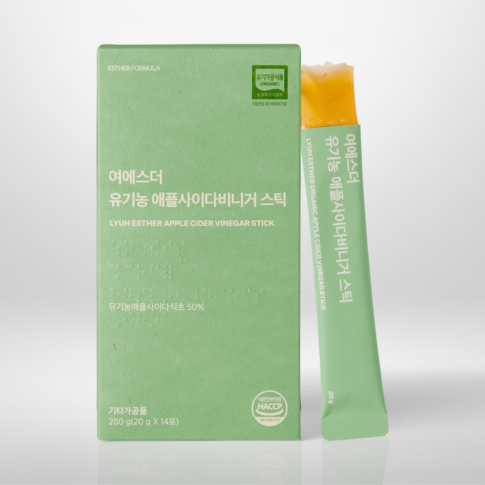 ヨエスターオーガニックアップルサイダービネガースティックゼリー ESTHER FORMULA