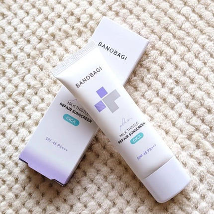 ミルクシスルリペアシカサンスクリーンプラス/BANOBAGI/日焼け止めミルクを使ったクチコミ(4枚目)