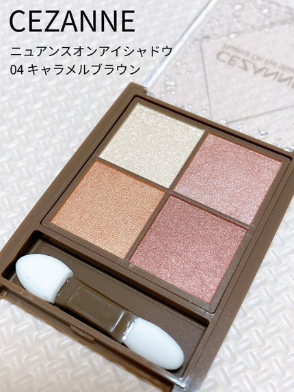 ニュアンスオンアイシャドウ/CEZANNE/アイシャドウパレットを使ったクチコミ(1枚目)
