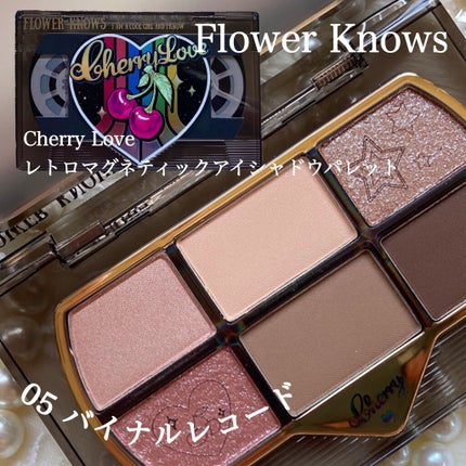 レトロマグネティック アイシャドウパレット/FlowerKnows/アイシャドウパレットを使ったクチコミ(7枚目)