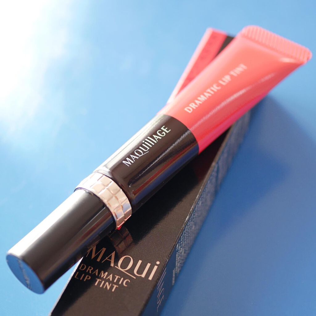 ドラマティックリップティント/マキアージュ/リップティントを使ったクチコミ(2枚目)