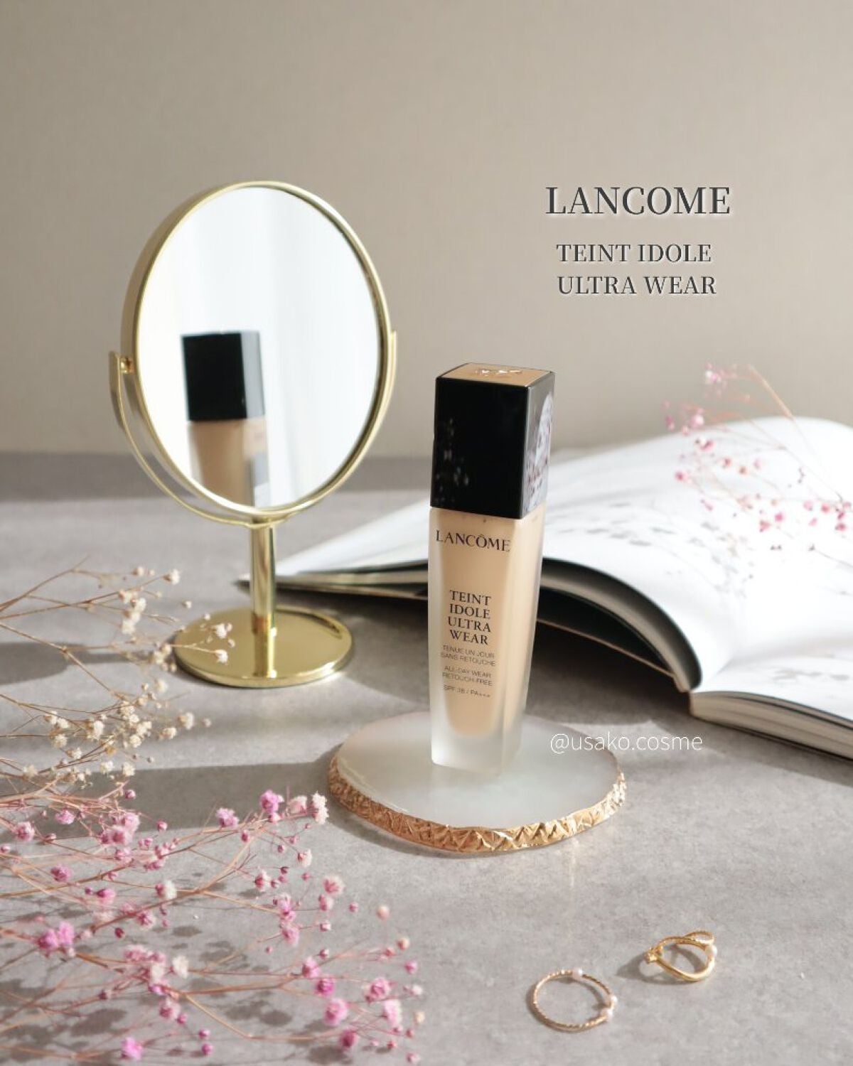 タンイドル ウルトラ ウェア リキッド/LANCOME/リキッドファンデーションを使ったクチコミ(1枚目)