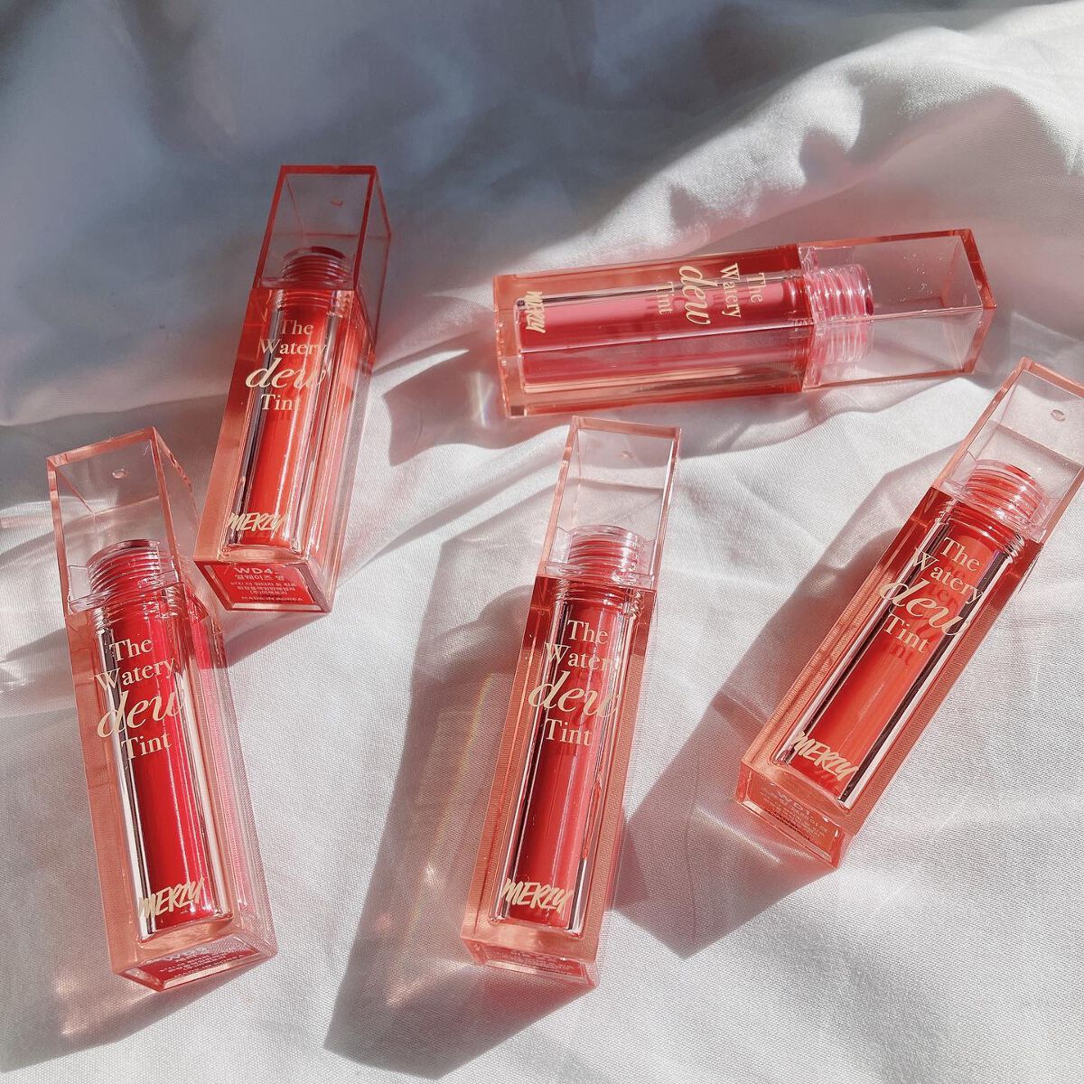 ザ ウォータリーデューティント/MERZY/リップティントを使ったクチコミ(2枚目)
