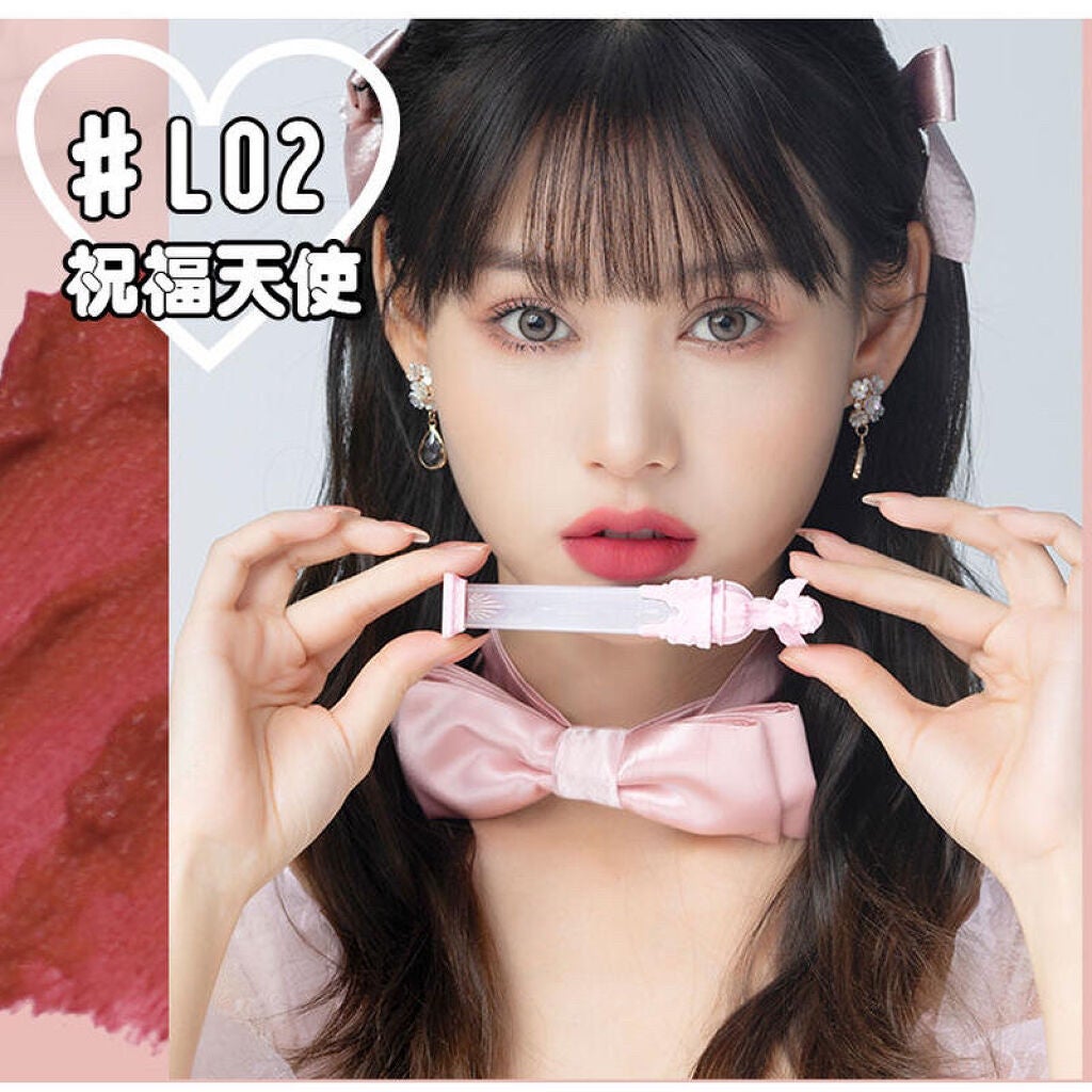 リトルエンジェルフェザーマットリップ/FlowerKnows/口紅を使ったクチコミ(4枚目)