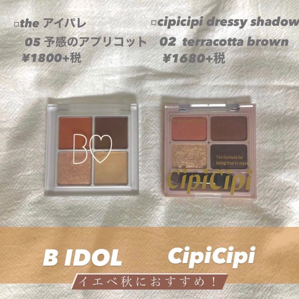 THE アイパレR/b idol/アイシャドウパレットを使ったクチコミ(1枚目)