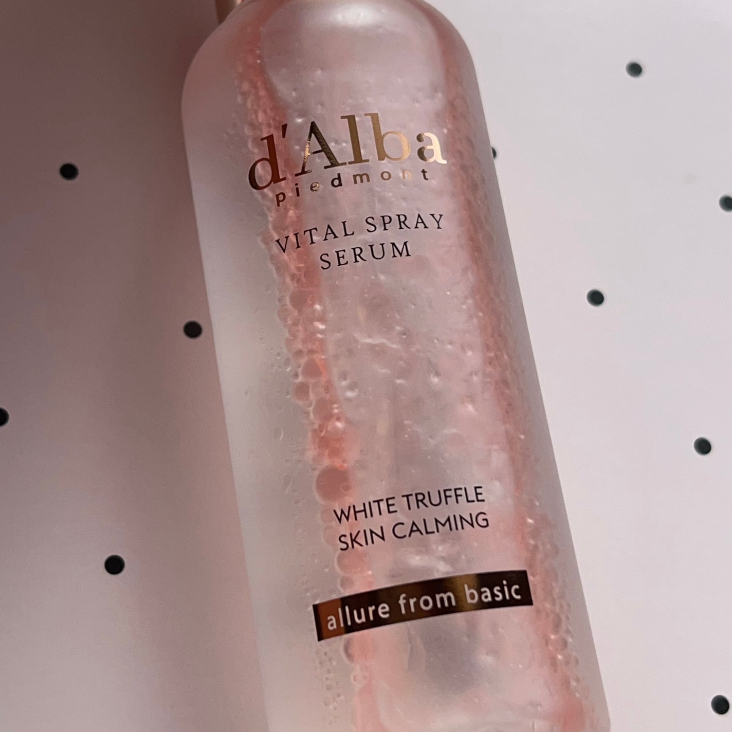 ダルバ ホワイトトリュフファーストスプレーセラム/ダルバ/ミスト状化粧水を使ったクチコミ(3枚目)
