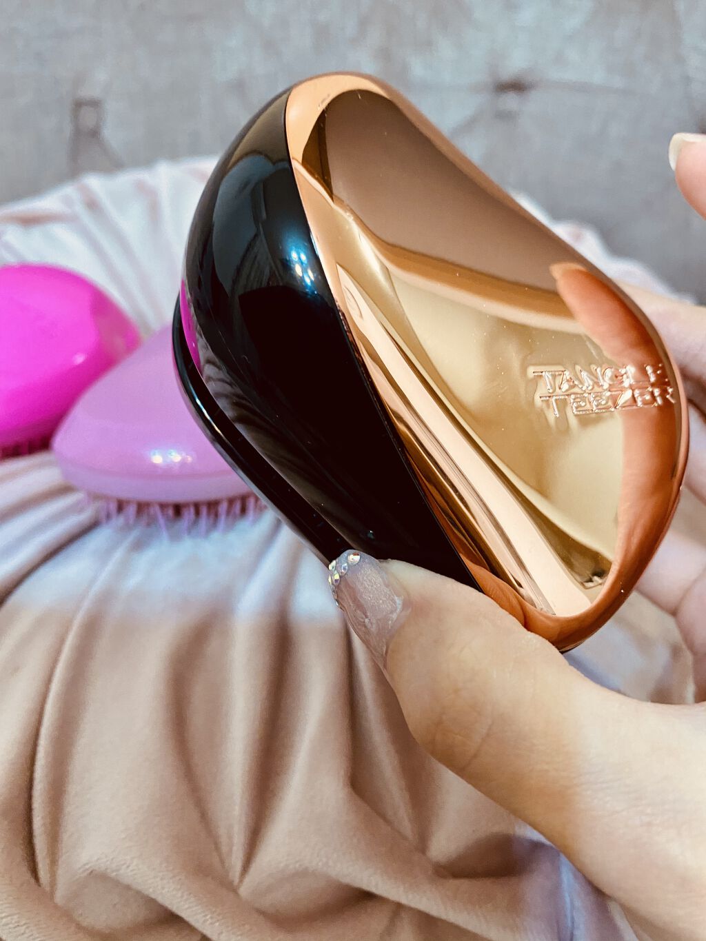 ザ・オリジナル ノーマル プリンセスピンク/TANGLE TEEZER/ヘアブラシを使ったクチコミ（2枚目）