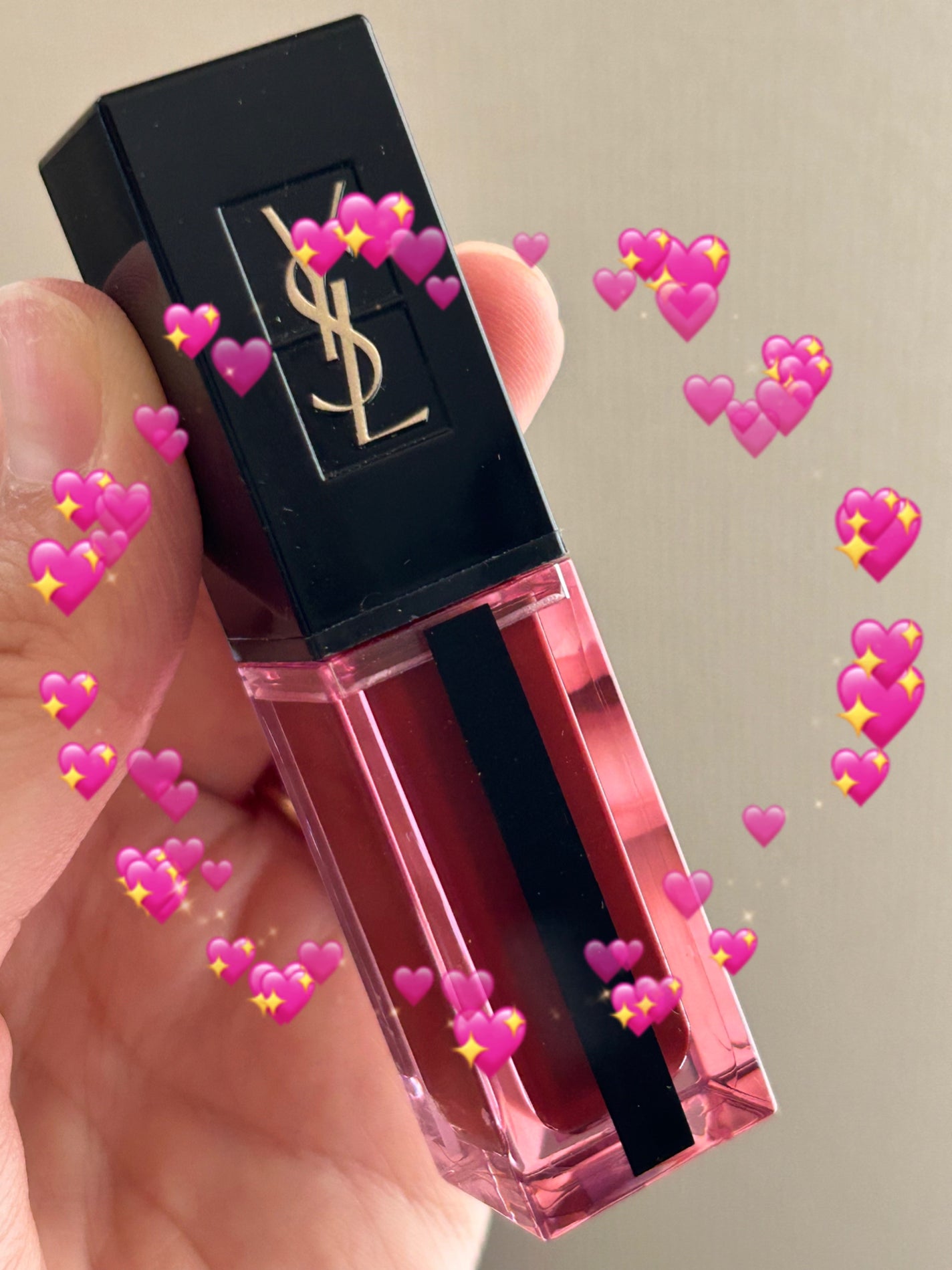 ルージュ ピュールクチュール ヴェルニ ウォーターステイン/YVES SAINT LAURENT BEAUTE/口紅を使ったクチコミ(1枚目)