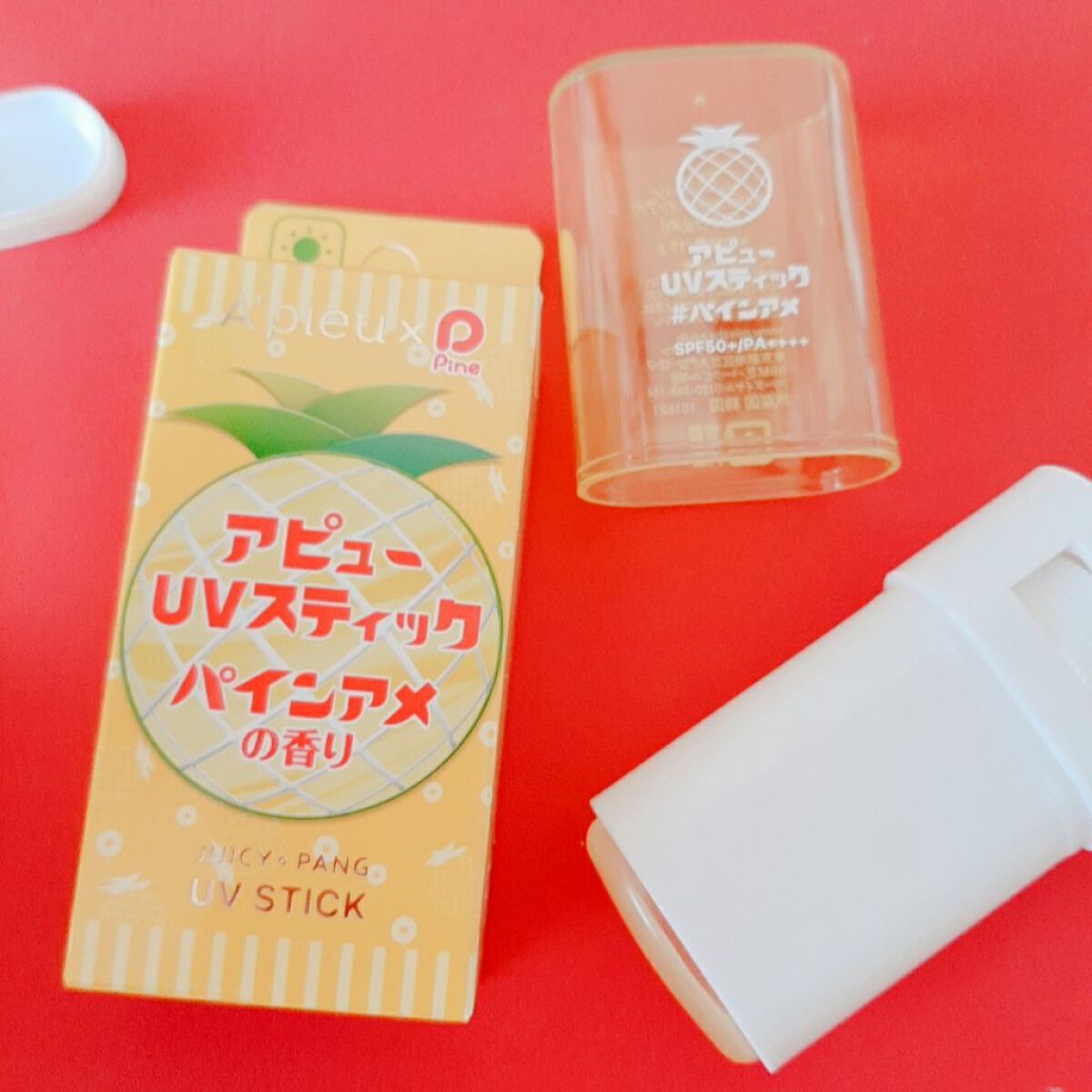 アピュー ジューシーパン UVスティック/A’pieu/日焼け止め・UVケアを使ったクチコミ(2枚目)
