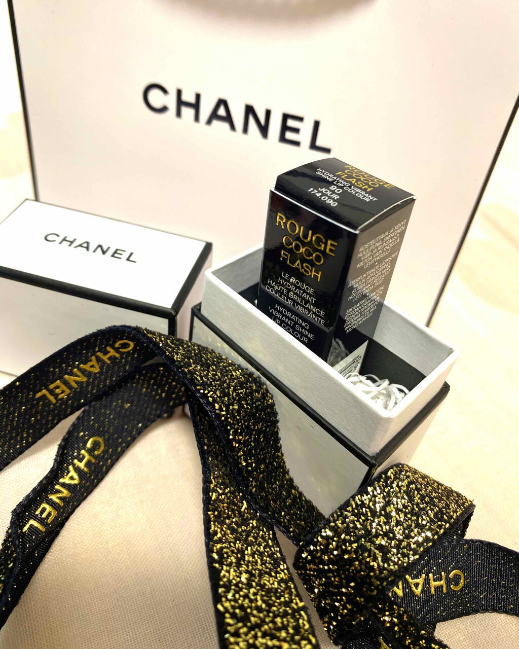 ルージュ ココ フラッシュ/CHANEL/口紅を使ったクチコミ(2枚目)