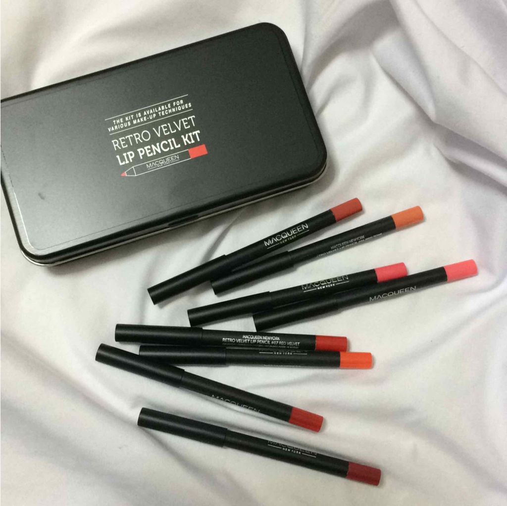 レトロ ベルベット リップペンシルキット/MACQUEEN NEWYORK/口紅を使ったクチコミ（1枚目）