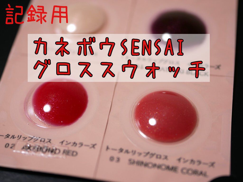 トータルリップグロス/SENSAI/リップグロスを使ったクチコミ(1枚目)