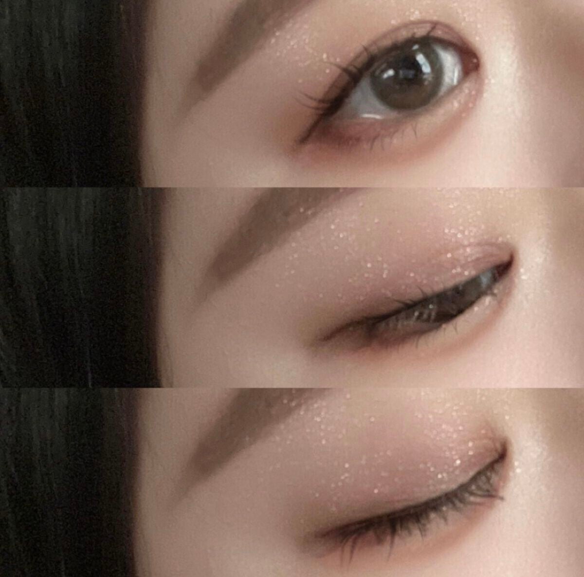 描くふたえアイライナー/CEZANNE/リキッドアイライナーを使ったクチコミ(3枚目)