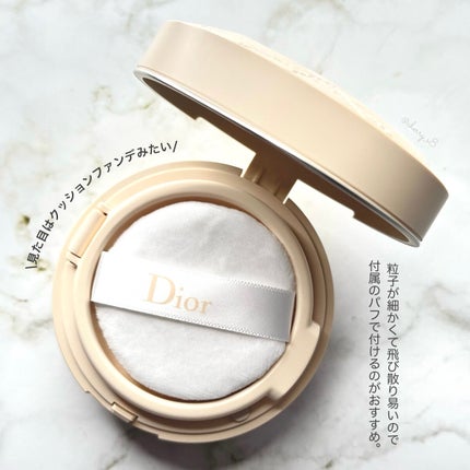 ディオールスキン フォーエヴァー クッション パウダー/Dior/ルースパウダーを使ったクチコミ(3枚目)