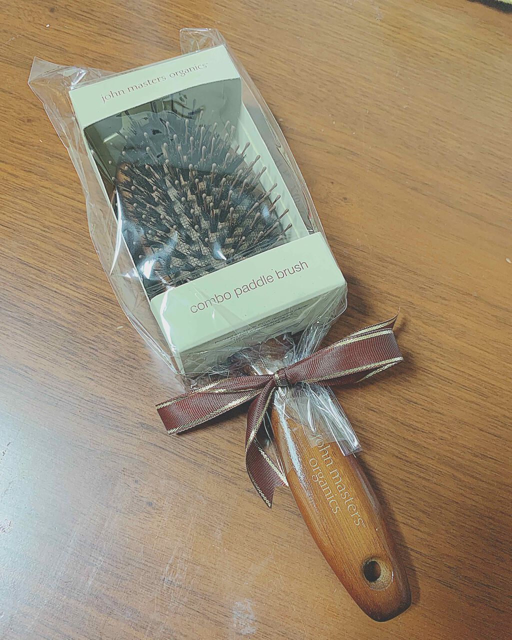 コンボパドルブラシ/john masters organics/ヘアブラシを使ったクチコミ(1枚目)