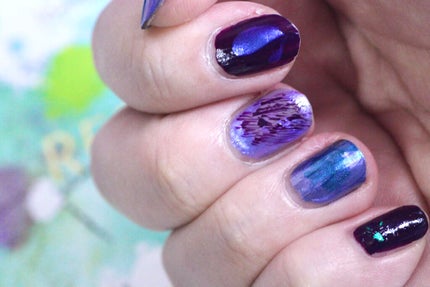 ネイルホリック パーティーフレーク/ネイルホリック/マニキュアを使ったクチコミ(6枚目)