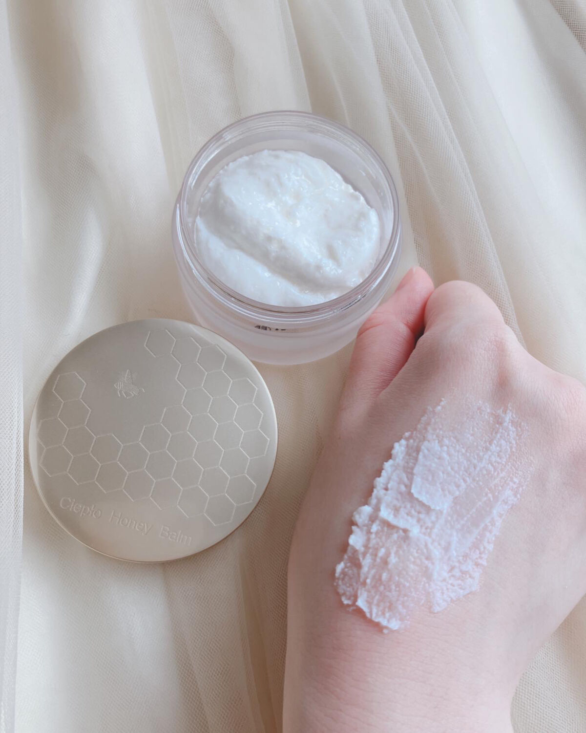 シェプロハニーバーム/Ciepło/フェイスクリームを使ったクチコミ（3枚目）