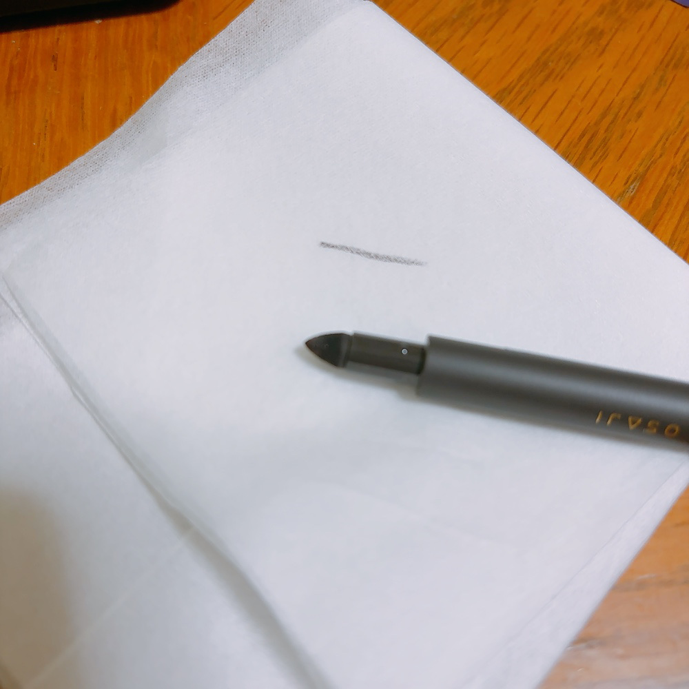 オサジ ニュアンス レゾナンス アイライナー/OSAJI/ペンシルアイライナーを使ったクチコミ（2枚目）