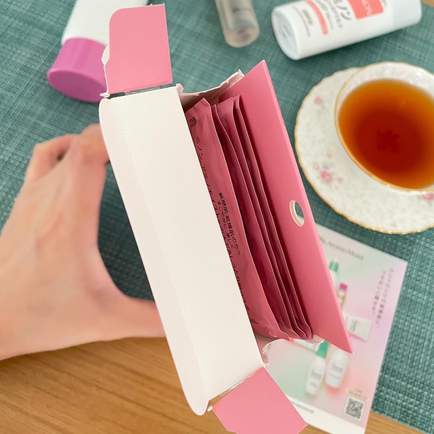 ミノン アミノモイスト ぷるぷるしっとり肌マスク/ミノン/シートマスク・パックを使ったクチコミ（3枚目）