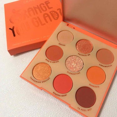 ORANGE YOU GLAD/ColourPop/アイシャドウパレットを使ったクチコミ（1枚目）