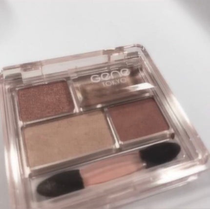 GENE TOKYO リラクシーアイシャドウ/DAISO/アイシャドウパレットを使ったクチコミ(2枚目)