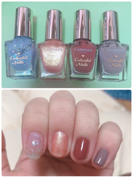 カラフルネイルズ/キャンメイク/マニキュアを使ったクチコミ(6枚目)