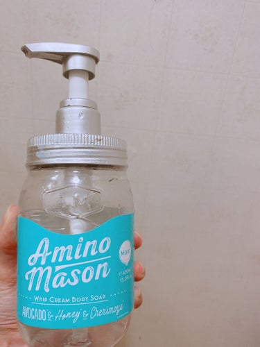 ホイップクリーム ボディソープ モイスト 450ml/アミノメイソン/ボディソープを使ったクチコミ（1枚目）