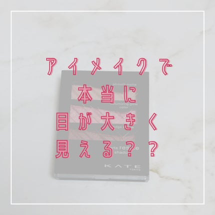 パーツリサイズシャドウ/KATE/アイシャドウパレットを使ったクチコミ(1枚目)