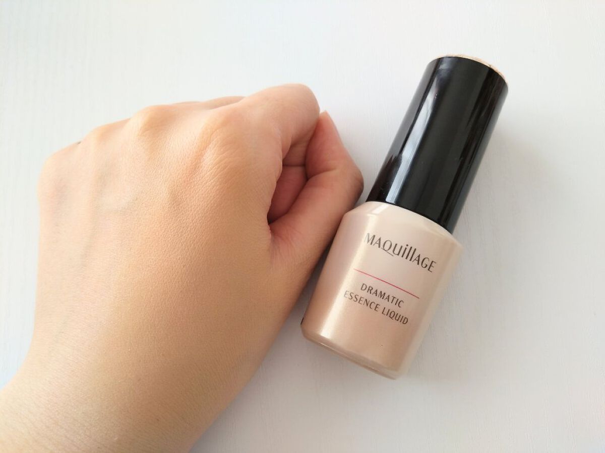ドラマティックエッセンスリキッド ソフトベージュ10/マキアージュ/リキッドファンデーションを使ったクチコミ（2枚目）