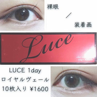 LUCE1day(ルーチェワンデー)/LUCE/ワンデー（１DAY）カラコンを使ったクチコミ（2枚目）