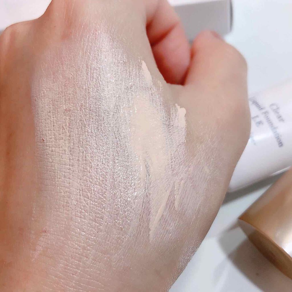 リソウ クリア リキッドファンデーション LE/リソウコーポレーション/リキッドファンデーションを使ったクチコミ(3枚目)