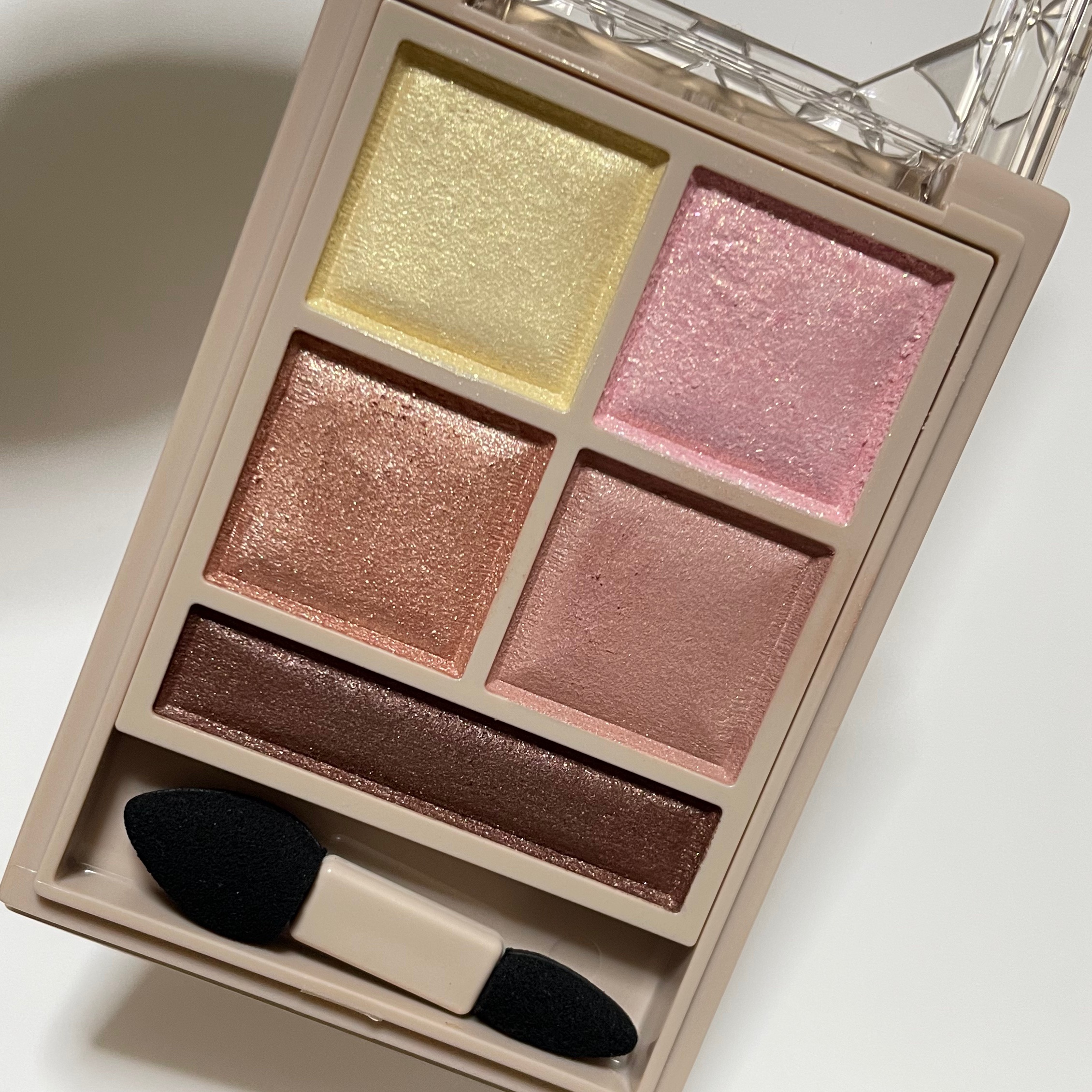 パノラマデザイン アイパレット BE-8 ピンクベージュ(限定)/Visée/アイシャドウパレットを使ったクチコミ（2枚目）