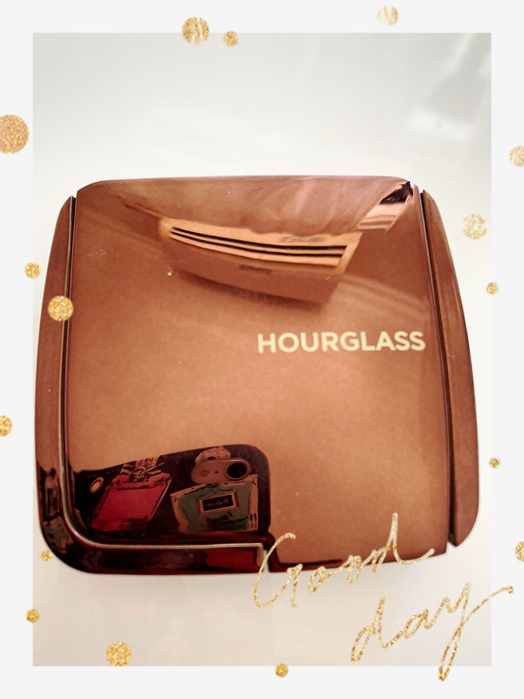 Hourglass Ambient Lighting Powder/HOURGLASS/プレストパウダーを使ったクチコミ(2枚目)