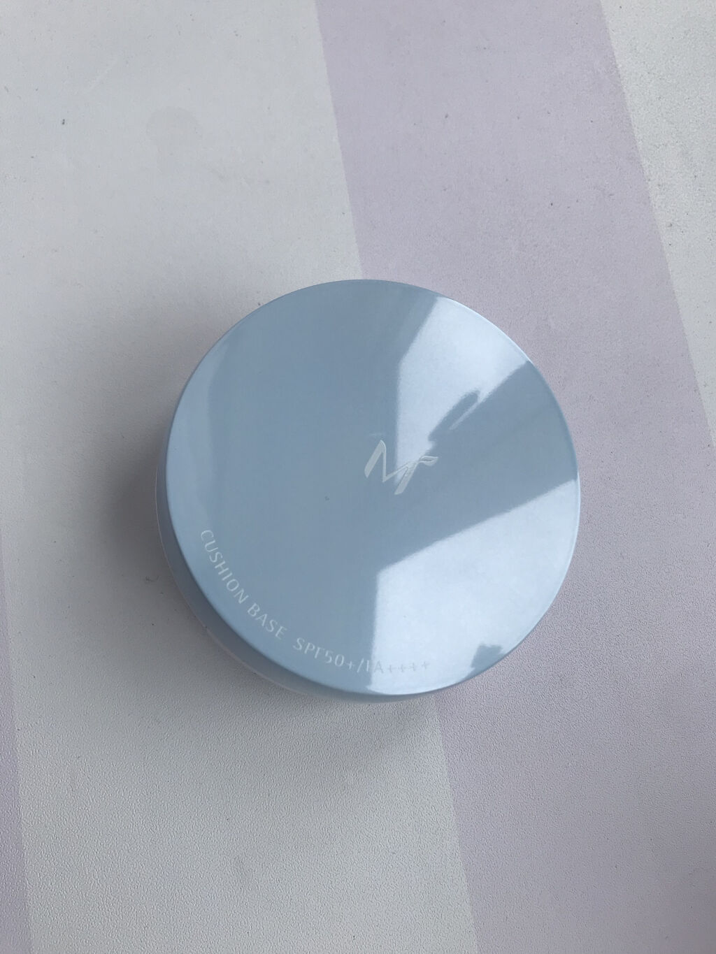 M クッションベース（ブルー）/MISSHA/化粧下地を使ったクチコミ（2枚目）