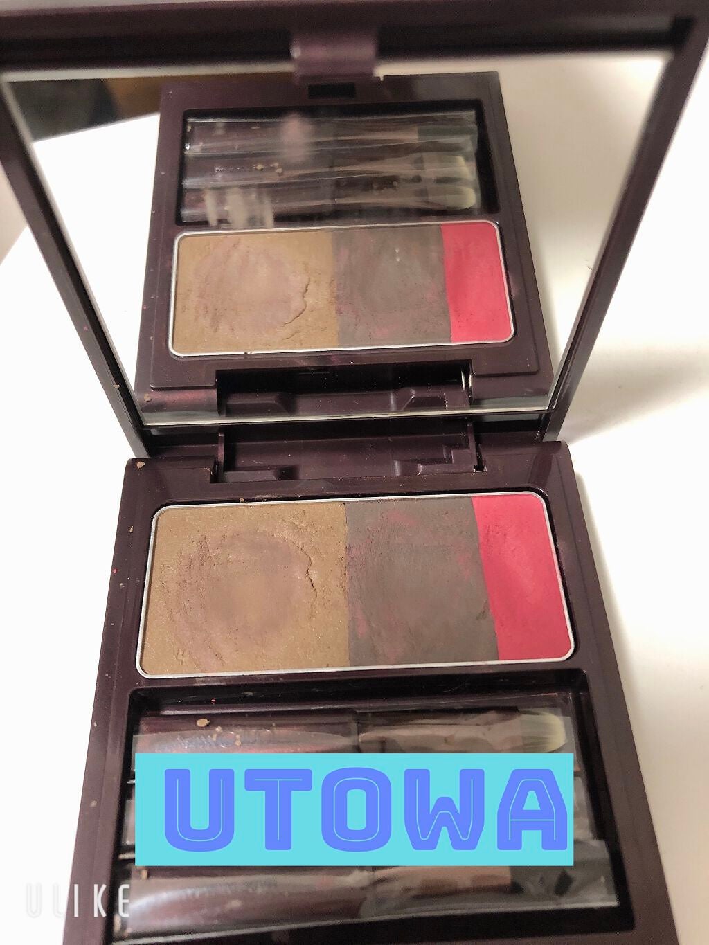 アイブロウカラーコンパクト/UTOWA/パウダーアイブロウを使ったクチコミ(1枚目)
