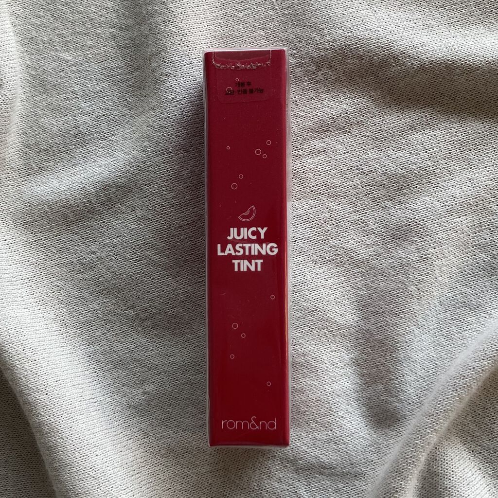 ジューシーラスティングティント/rom&nd/リップティントを使ったクチコミ（1枚目）