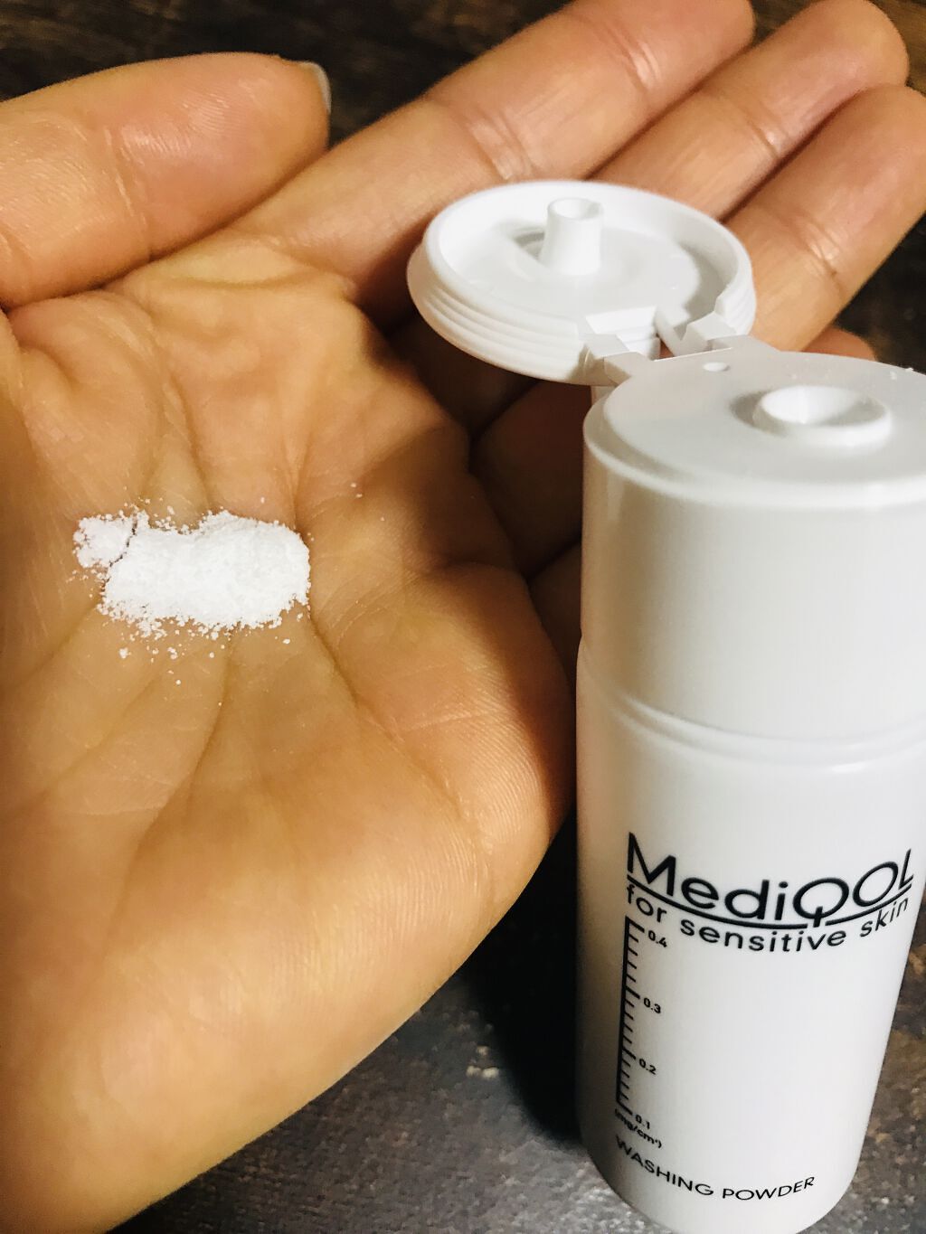 メディコル ウォッシングパウダー/ナノエッグ/洗顔パウダーを使ったクチコミ（1枚目）