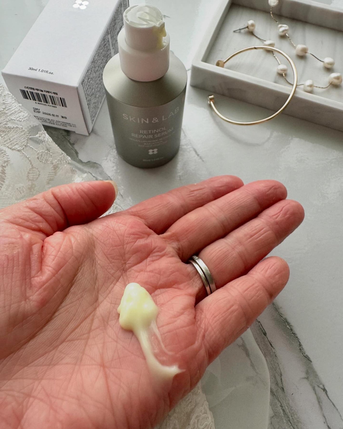 ヴィーガンリポソームレチノールセラム/SKIN&LAB/美容液を使ったクチコミ(4枚目)