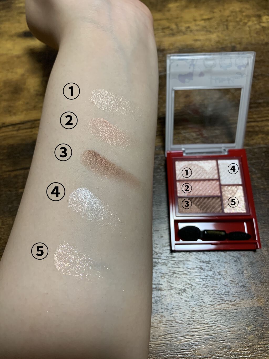 トリプルレシピアイズ/インテグレート/アイシャドウパレットを使ったクチコミ（3枚目）