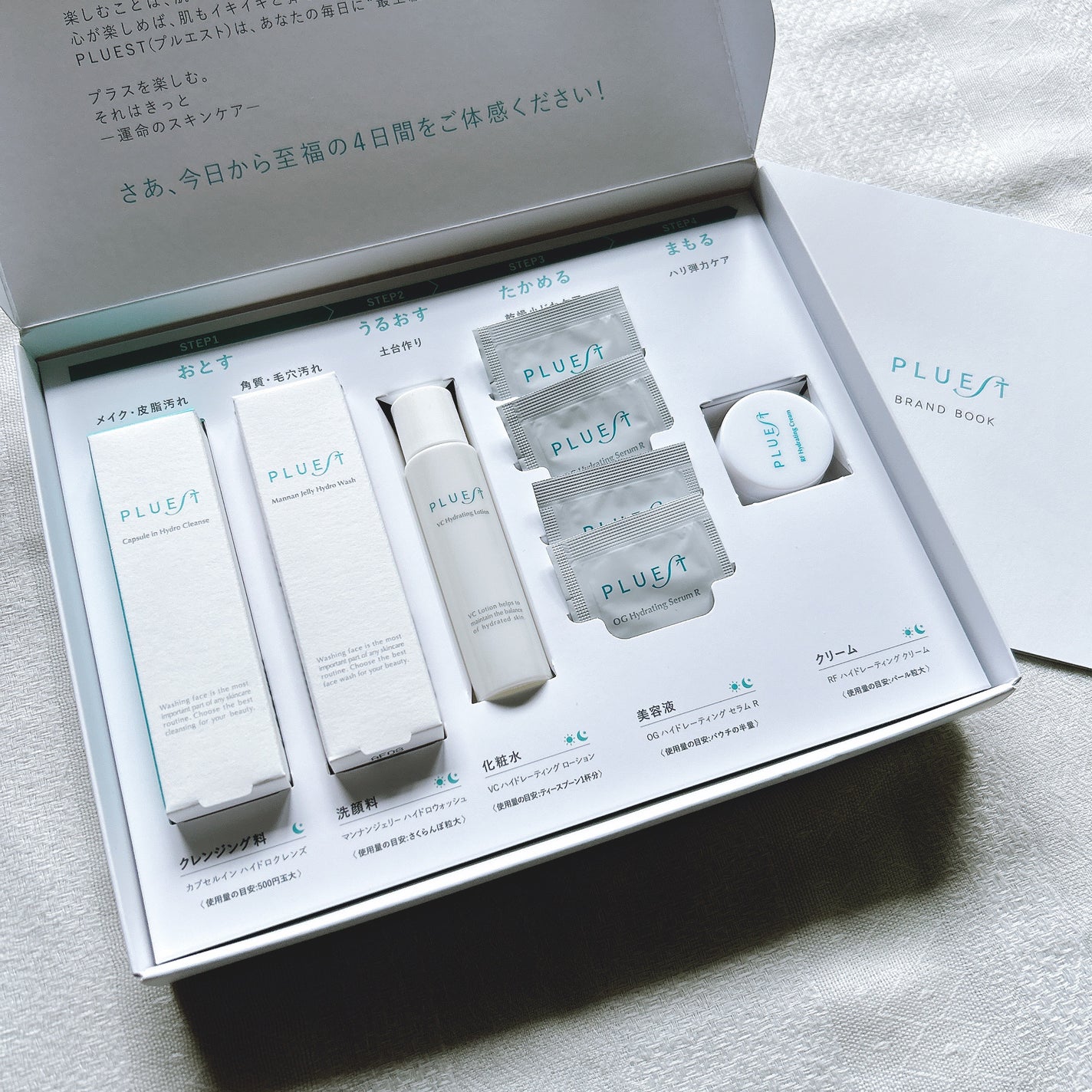 集中トライアル 5点セット/PLUEST/スキンケアキットを使ったクチコミ(1枚目)